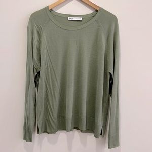 Zara knit top size L